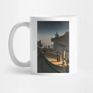 Evening at Miidera Temple by Tsuchiya Koitsu Mug